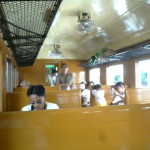 タイの列車の中